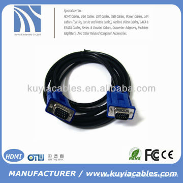 3M 15 PIN 2 Stecker SVGA VGA Monitor Kabel blau für PC TV